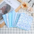 thumbnail image 3 of Eddwiin DIY Handcraft Cotton Fabric Printed Cloth Sewing Quilting Craft Cloth Set Needlework Accessory Blue 25x25cm, 3 of 8