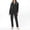 01-Black, variant on Women’s Scrub Jacket & Pants Set, Long Sleeve V-Neck Medical Workwear with Multi Pockets, Loose Fit Uniform for Nurses & Healthcare Workers