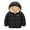 Black, variant on GYRATEDREAM Toddler Baby Boys Girls Winter Coat Fleece Lined Warm Hooded Jacket Snowsuit Windproof Outerwear 2-7T