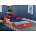 thumbnail image 6 of Disney Pixar Cars Lightning McQueen Plastic Sleep and Play Toddler Bed by Delta Children, 6 of 6