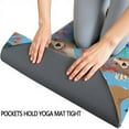 thumbnail image 3 of Basset Hound Dog and Flower Hot Yoga Mat Towel Non Slip for Hot Yoga - Quick-Drying Yoga Mat Cover with 4 Corner Pockets with Travel Bag - Hot Yoga Towel Non Slip 74"x26", 3 of 6