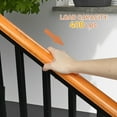 thumbnail image 4 of Hassch Metal Handrails for Outdoor Steps - 3-4 Steps Hand Rails for Concrete/Brick/Wood Steps - Outside Stair Railing - Matte Black, 4 of 7