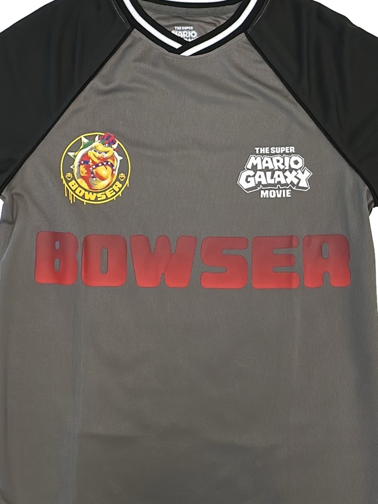 Super Mario Galaxy Movie Boys Bowser Graphic Soccer Jersey, Sizes 4-18