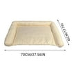 thumbnail image 4 of Wzzjkit Dog Summer Mat, Cooler Dog Mat Fourth Quarter Sleeping Mat Kennel Floor Mat Scratch and Wearproof Rattan Cooler Pad for Kennels, Crates and Beds, 4 of 7