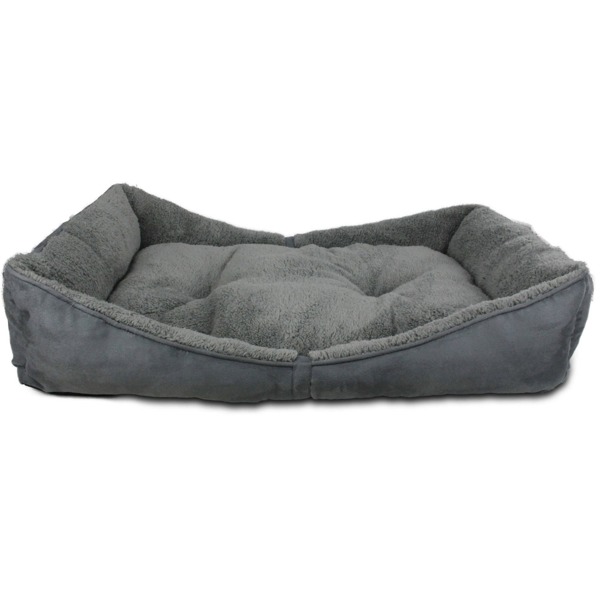 AFP Lambswool Pet Cat Bed, Gray