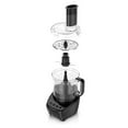 thumbnail image 2 of BLACK+DECKER 3-in-1 Easy Assembly 8-Cup Food Processor, Stainless Steel S-Blade, Easy-Clean, Touchpad Controls Black, 2 of 11