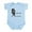 Sky Blue, variant on CafePress - Girl Ninja In Training Infant Bodysuit - Baby Light Bodysuit, Size Newborn - 24 Months