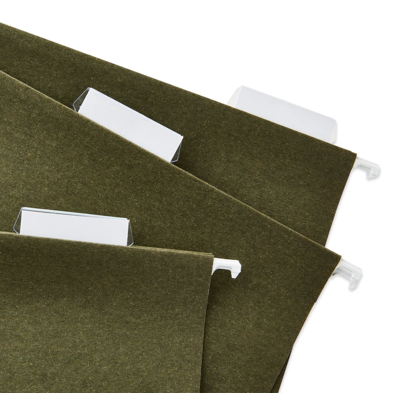 Pen+Gear Hanging File Folders, Letter Size, Green (12-Pack) photo 4