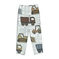 thumbnail image 4 of Bingfone Pajamas For Women,Tractor And Dumper Pajama Pants With Pockets-Small, 4 of 9