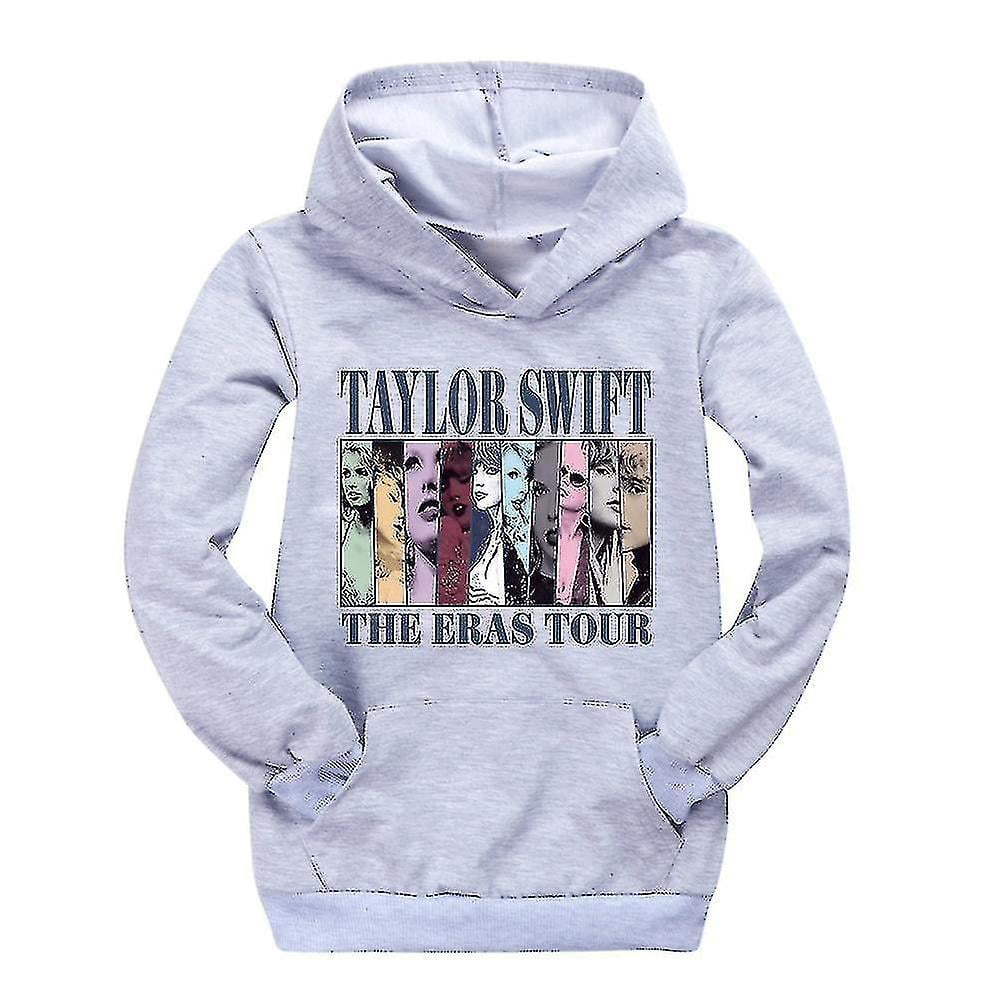 Aiony Pop Taylor Swift The Eras Tour Hoodie Girls Boys Hooded Sweatshirt Pullover Tops 9 14 Yeras Kids Teens High Quality Other Purple