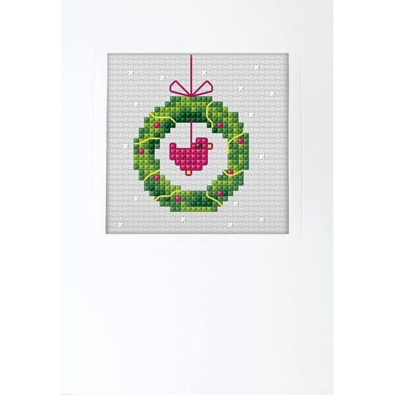 Christmas Wreath 6310 Counted Cross-Stitch Kit