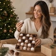 thumbnail image 6 of 2026 Christmas Home Party Decoration Flocked Christmas Ball Set Hanging Ornaments For Scene Decoration And Christmas Tree Christmas Celebration Party Supplies, 6 of 7
