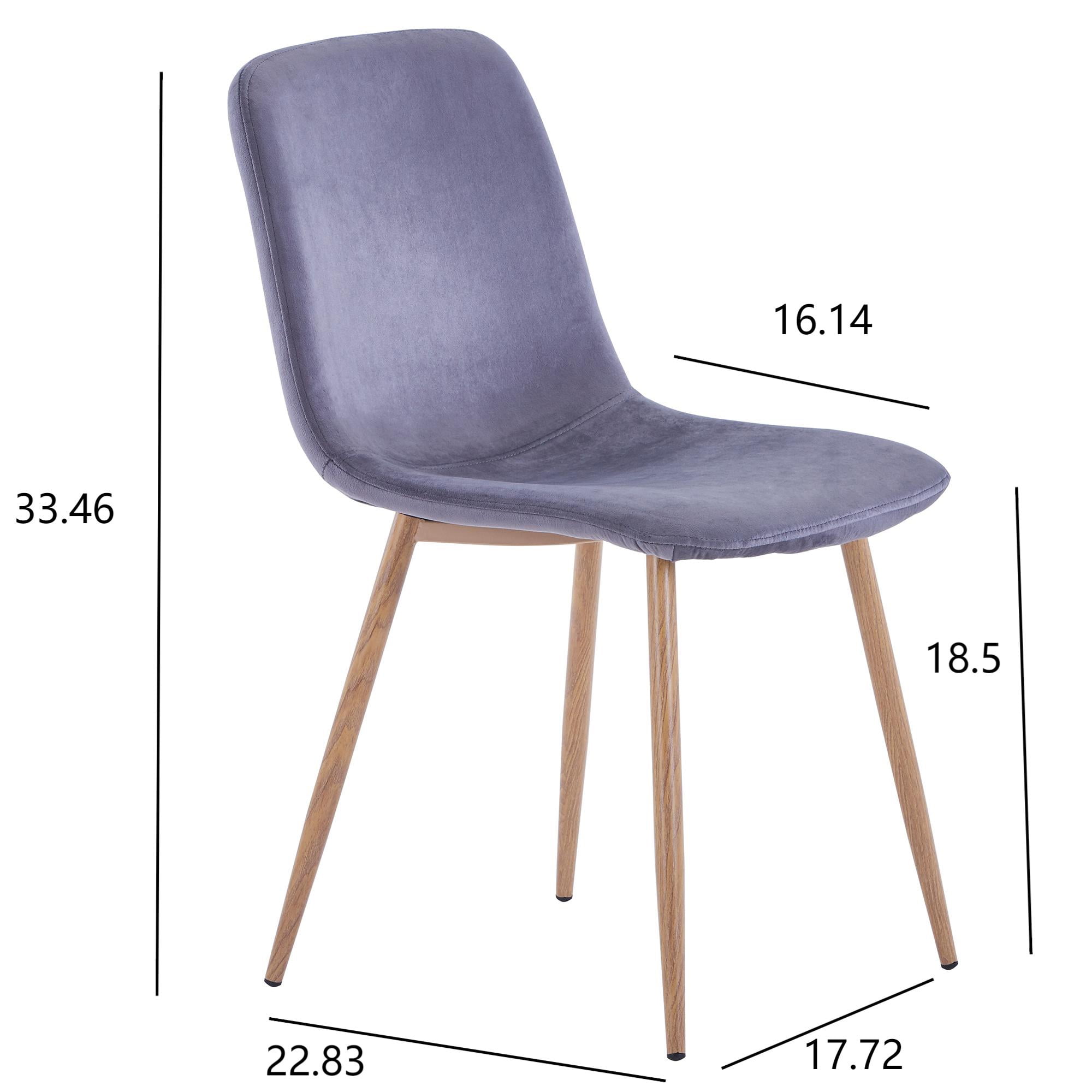 Kadyn Dining Chair 4PCS, Dining Room Chairs for Restaurants, Cafes, Kitchen Chairs for Living Rooms, Gray Kadyn Dining Chair 4PCS, Dining Room Chairs for Restaurants, Cafes, Kitchen Chairs for Living Rooms, Gray