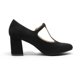thumbnail image 2 of DREAM PAIRS Zapatos de Tacón Bajo Grueso con Tira en T para Mujer Negro 7, 2 of 6