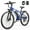 blue, variant on PostJoy Electric Mountain Bike 26" 1500W Peak Motor, 65 Miles 28MPH Ebike, 480Wh Battery Electric Bicycle for Adults 7 Speed Electric Bicycles Front Fork Suspension