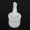 White, variant on 1PC Cane Tip with Hook Accessory Replacement Spare Durable Supply for Outdoor Crutch Garden Flash