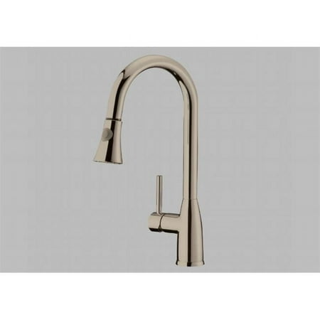 LessCare LCLK5B 3"H Brushed Nickel Kitchen Faucet