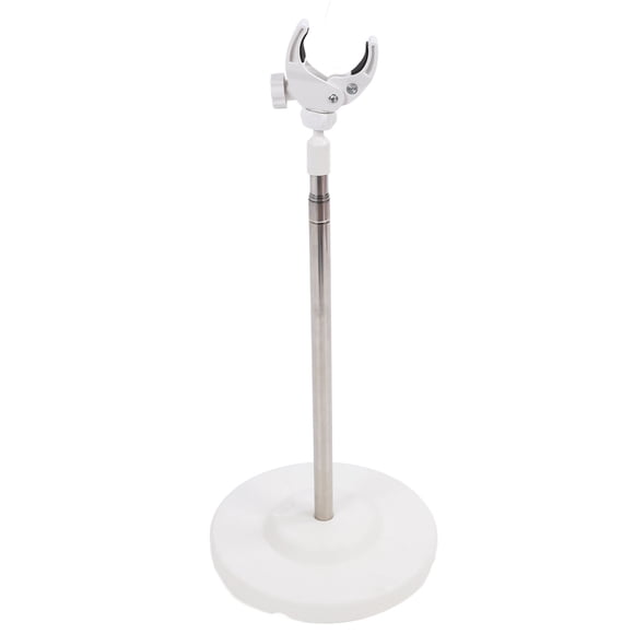 Soporte De Suelo Para Secador De Pelo, Soporte Telescópico, Base De Plástico Redonda, Soporte De Soplador Ajustable En Altura De 35-140 Cm Para Sala De Estar