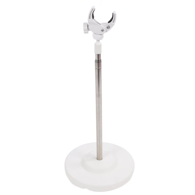 Soporte De Suelo Para Secador De Pelo, Soporte Telescópico, Base De Plástico Redonda, Soporte De Soplador Ajustable En Altura De 35-140 Cm Para Sala De Estar