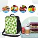thumbnail image 4 of Disketp Green Kiwi Bolsa Térmica Estampada para Almuerzo, Lonchera para Hombres y Mujeres Adultos, 4 of 7