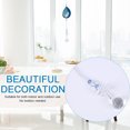 thumbnail image 2 of Decorativa Colgante colgante de cristal, rebanadas de ágata natural, campanillas de viento para el hogar (azul) Likrtyny Decoraciones, 2 of 9