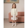 thumbnail image 6 of BemeyourBBs Kids Fall Knit Cardigan Long Sleeve Solid Button Down Sweater, 6 of 9