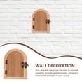 thumbnail image 3 of UPGRATOR Wall Decorations Socket Dust Protector Light Brown Wood 1Pcs Home Decor for Living Room, 3 of 5