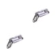 thumbnail image 1 of Billuyoard Llavero colgante de moda antipérdida, adorno para llaves, llavero de regalo, accesorio colgante decorativo de Metal Plata 2piezas, 1 of 6
