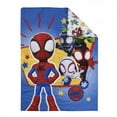 thumbnail image 4 of Marvel Spidey & Friends 3-Piece Toddler Bedding Set, 4 of 9