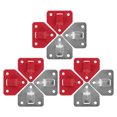 thumbnail image 2 of 12Pcs Universal Fire Extinguisher Bracket White Galvanized Steel Quick Access Home Use, 2 of 9