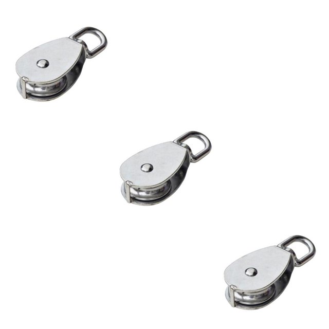 Riwesomey Polea de acero inoxidable, anticorrosivo, rotatorio profesional, resistente al agua, resistente a la intemperie, accesorios de rueda de Type1 NO1 Riwesomey CBP490910