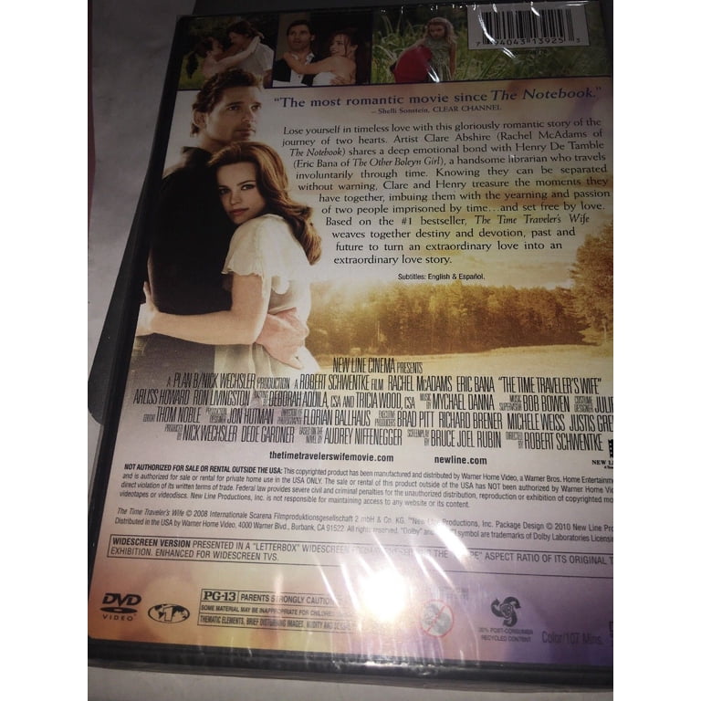 New Line Home Video - The Time Traveler's Wife Drama DVD, Epic