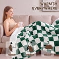 thumbnail image 5 of MEUDYT Electric Heated Blanket for Adult, 50.1"x60.1" Soft Flannel Heating Blanket with 10 Heating Levels & 8 Hours Auto Off，Dark Green, 5 of 8