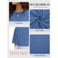 thumbnail image 4 of MOYIKO Oversized T Shirts for Women Half Sleeve Crewneck Loose Fit Tees Summer Tops with Pockets, 4 of 7