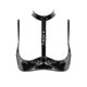 thumbnail image 1 of Womens Wet Look Patent Leather Bra Lingerie Halter Neck Open Chest Lingerie Bralette Underwear Open Cups Wire-free Shelf Bra Top, 1 of 4
