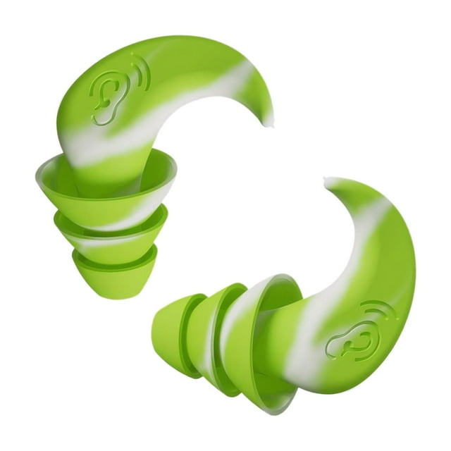 yingyy 2pack/lot Noise Reduction Ear Plugs For Sleep Improve Sleep Improves Sleep green