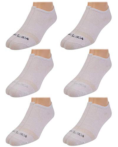 12 Pack Nautica Men's Non Slip Stretch Comfort Liner Socks 