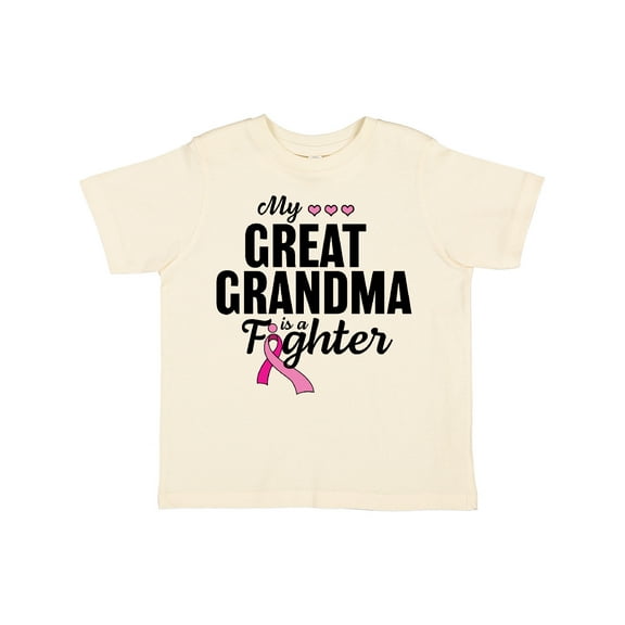Inktastic Breast Cancer Awareness My Great Grandma is a Fighter Boys or Girls Toddler T-Shirt
