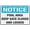 Warning Sign 2, variant on Notice Put Tools Back In Their Proper Place Aluminum Sign - 8"x12", UV Protected, Waterproof, 4 Pre-Drilled Holes - Workshop, Garage, Factory, School Lab
