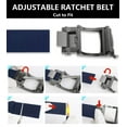 thumbnail image 7 of Fairwin Mens Belt Nylon Ratchet Belts Casual Golf Web Belt, Waist 37"-43", Blue, 7 of 7