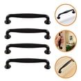 thumbnail image 5 of Milisten Grease Resistant Cabinet Door Knob Black 4Pcs 11X2.1In, 5 of 5