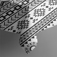 thumbnail image 3 of Black Geometric Striped Pattern Rectangle Tablecloth 60"x84",Waterproof Polyester Rectangle Table Cloth, Wipeable Spillproof Polyester Tablecloth for Dining, Camping, Indoor and Outdoor, 3 of 5