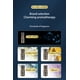 thumbnail image 5 of 4 unidades de aromaterapia solar para coche con luz giratoria, aroma duradero, decoración interior, regalo, 4 aceites de colonia de 5 ml., 5 of 6
