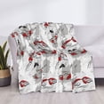 thumbnail image 3 of Naloa Koi Fish Flannel Blankets - Thick and Warm Blanket for Winter, Soft Fuzzy Plush King Blanket for All Seasons50"x40", 3 of 6