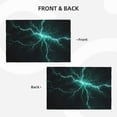 thumbnail image 4 of Placemats Set of 4 / 6, Green Lightning Flash Placemats for Dining Table Indoor/Outdoors Heat Resistant Washable Placemats 18" x 12", 4 of 8