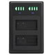thumbnail image 5 of Batería cámara dual concentrador de carga rápida pantalla LCD micro tipo C para batería de cámara DMW-BLC12 negro ANGGREK Otros, 5 of 8