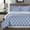 Periwinkle, variant on Meridian 100-Percent Cotton Reversible Duvet Covers Set Contemporary Geometric Pattern Print 250 Thread Count Single ply
