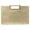 Gold, variant on Women Top Handle Clutch Purse PU Leather Envelope Evening Bags For Formal Party Work（Black)