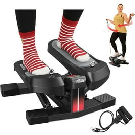 Sunny Health top & Fitness Mini Stepper with Resistance Band