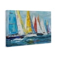 thumbnail image 2 of Stupell Industries Eclectic Colorful Sails Coastal Scene Canvas Art, 24 x 16, by Lorenzo Collective, 2 of 8